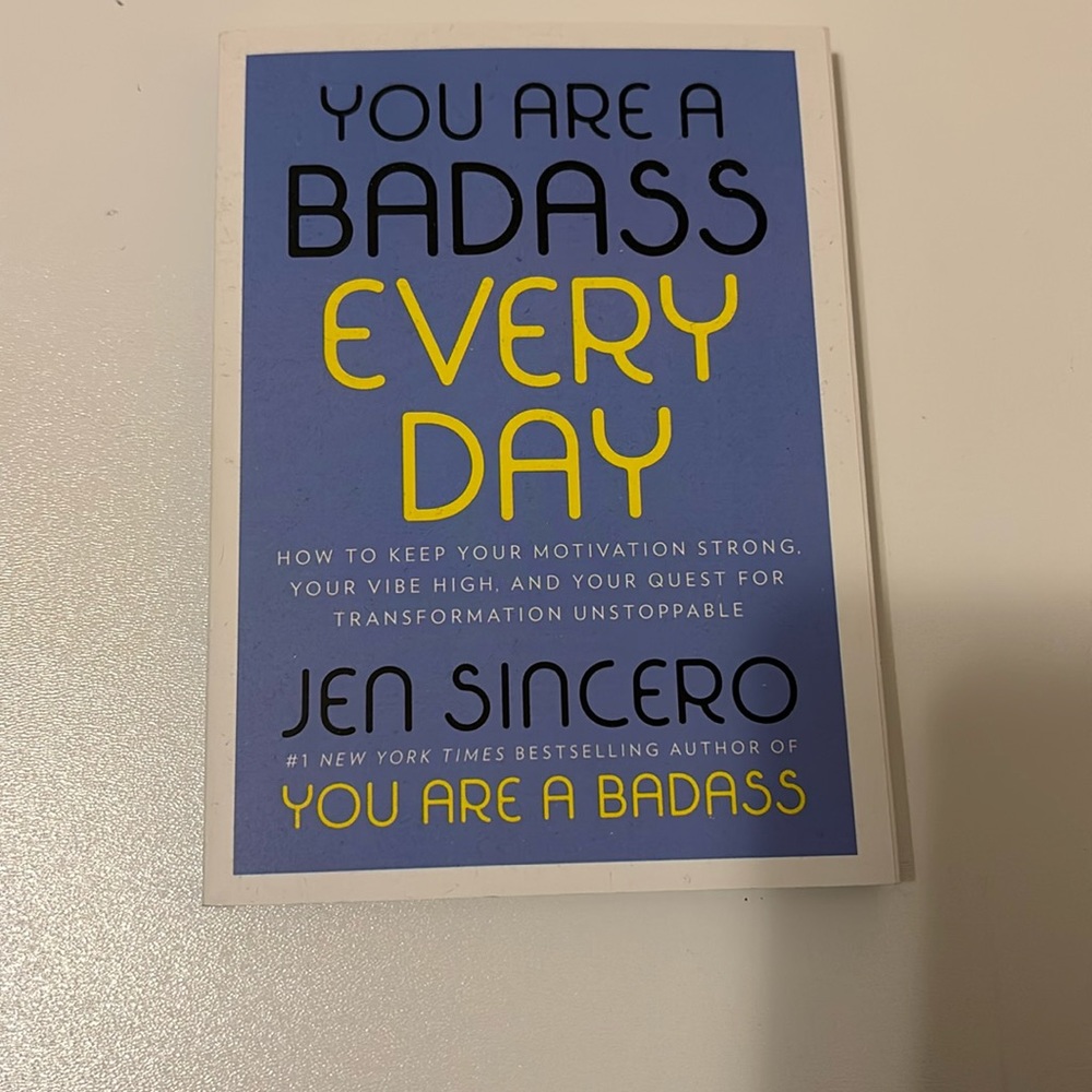 You Are A Badass Everyday Book by Jen Sincero